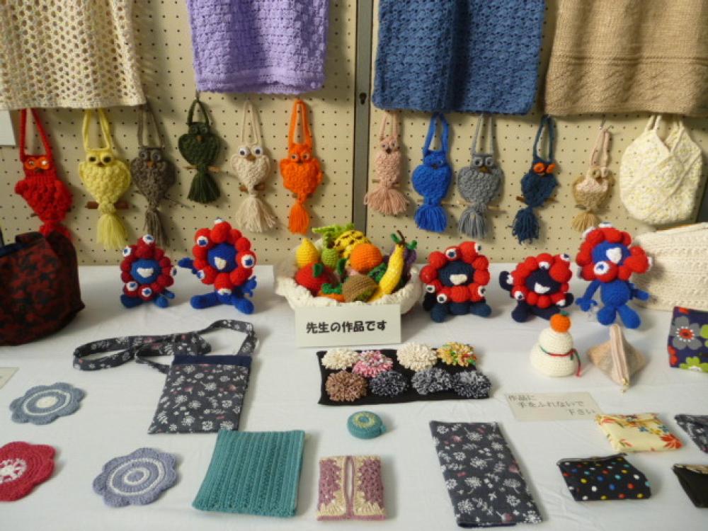 文化祭のホール展示です