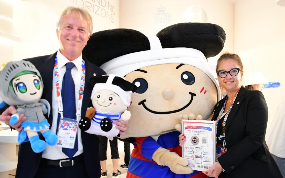 サンマリノ共和国パビリオンの様子