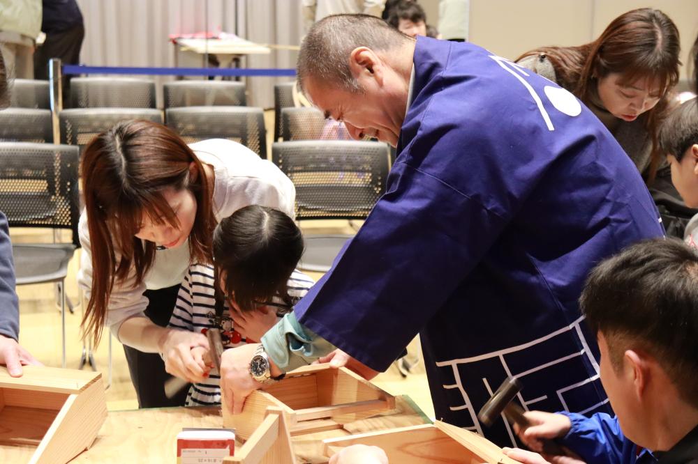 宮大工に学ぶ木工体験~小物入れ~