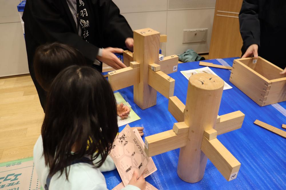 宮大工に学ぶ木工体験~継手模型~